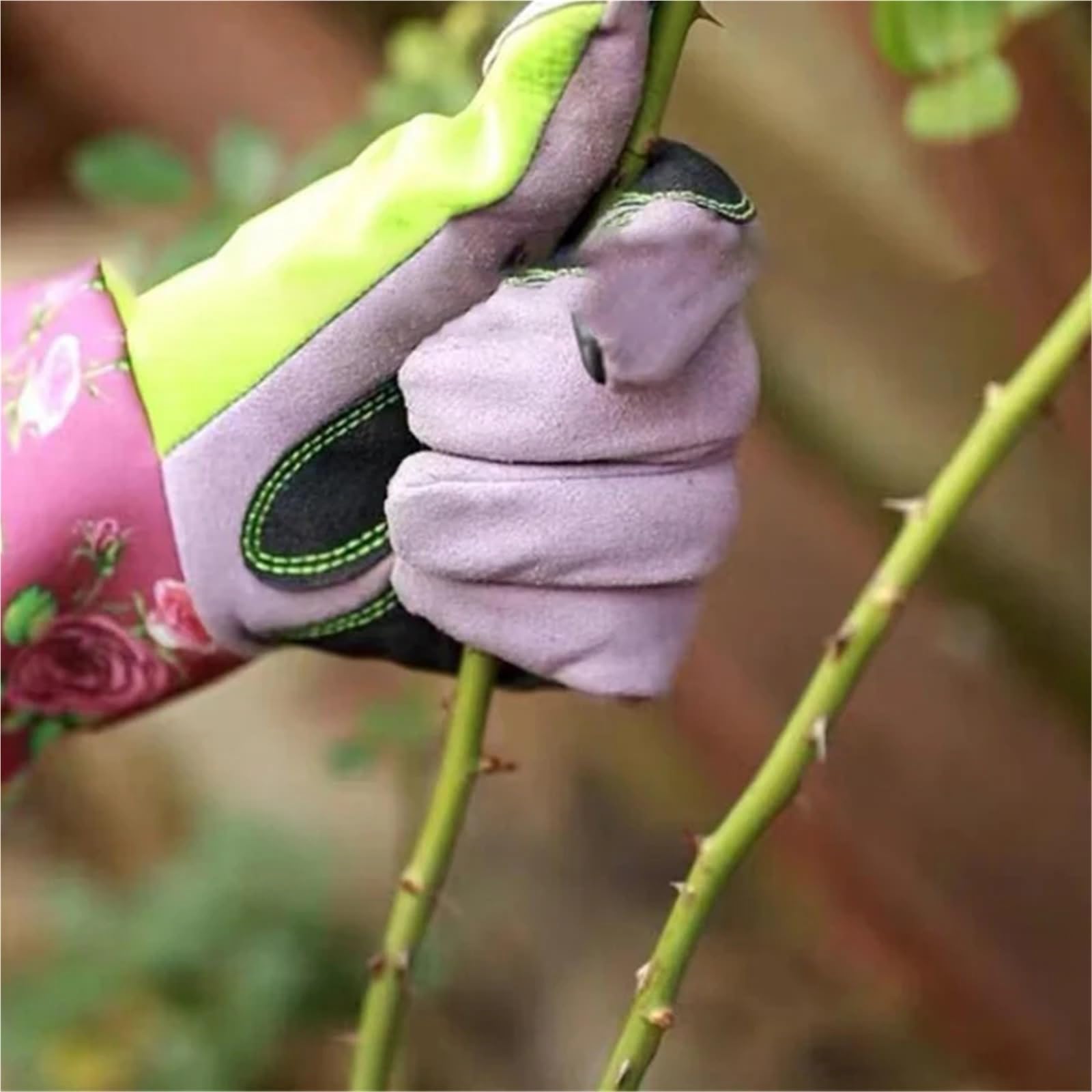 1 Paio di Guanti Lunghi da Giardinaggio for potatura di Rose, Guanti da Giardino Impermeabili a Prova di Spina, a Maniche Lunghe, da Lavoro, for Saldatura(Pink)