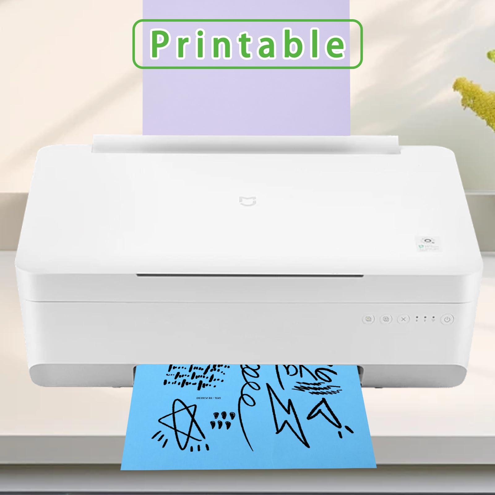 Lot De 200 Feuilles De Papier De Couleur Blanc A4 - 230 G - Papier