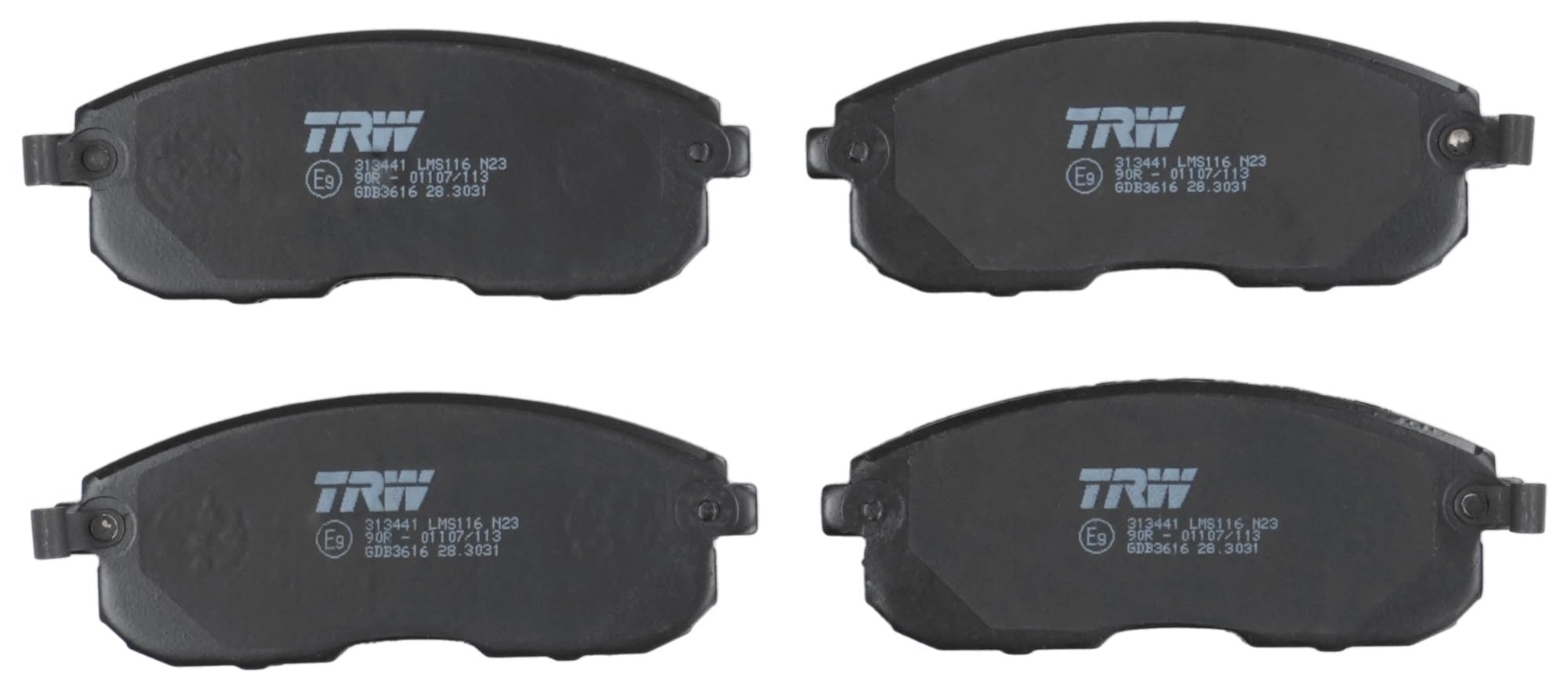 Front TRW-OE GDB3616 Brake Pad Set, disc brake for NISSAN