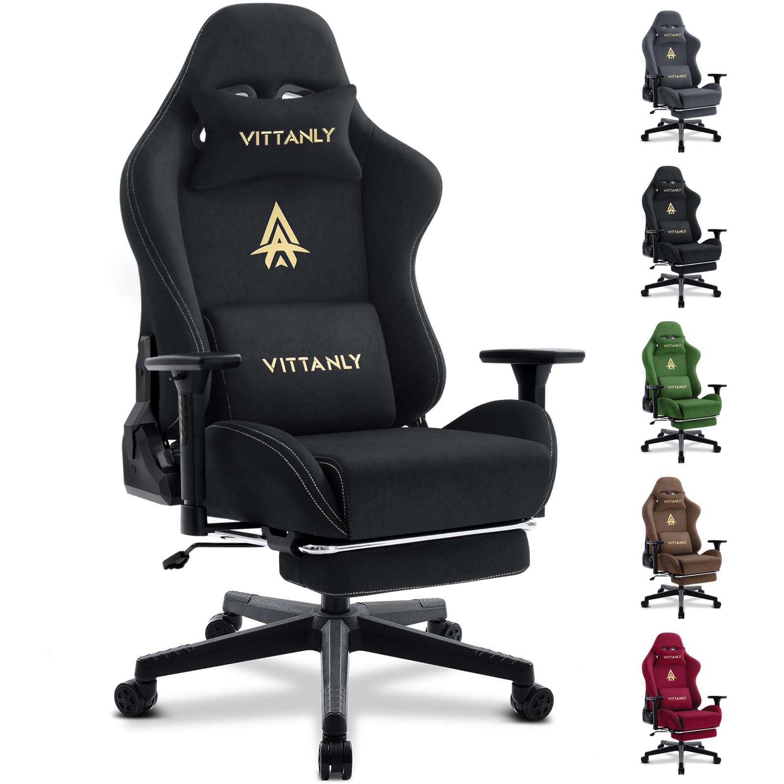Vittanly Gamingstoel, ergonomische gamingstoel, gamerstoel met Vittanly Gamingstoel, ergonomische gamingstoel, gamerstoel met