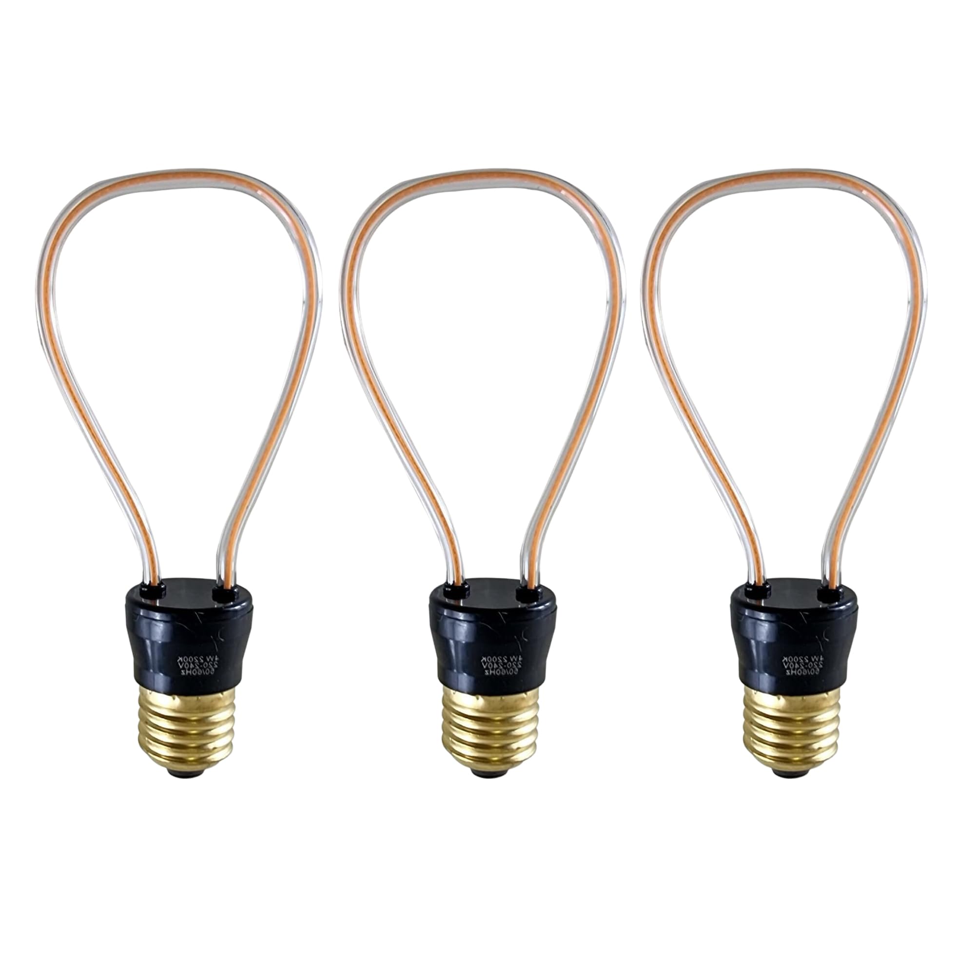 LEDSone 4W LED Neon Decorative Light, Light Signs LED Neon Light Room Decor Night Lights lamp Indoor Lighting Bedside and Table Lamps for Bedroom Christmas Party Bar, Pack of 3 — image 1