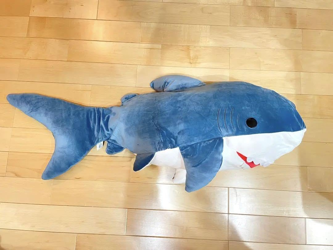 Amazon.co.jp: でっかい サメ もちふわ ぬいぐるみ 120㎝ 超BIG