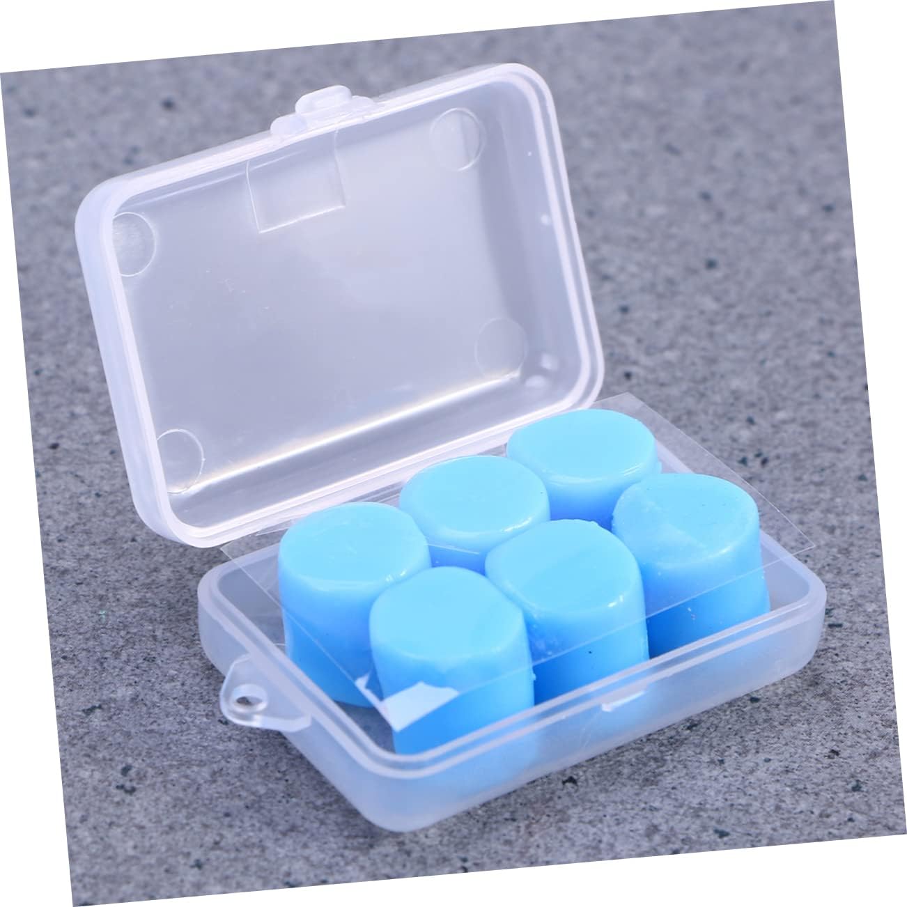 6pair Ergonomic Underwater Earplugs Box for Boys and Girls Adults Silicone Swim Ear Plugs Cord Safe for Swimming