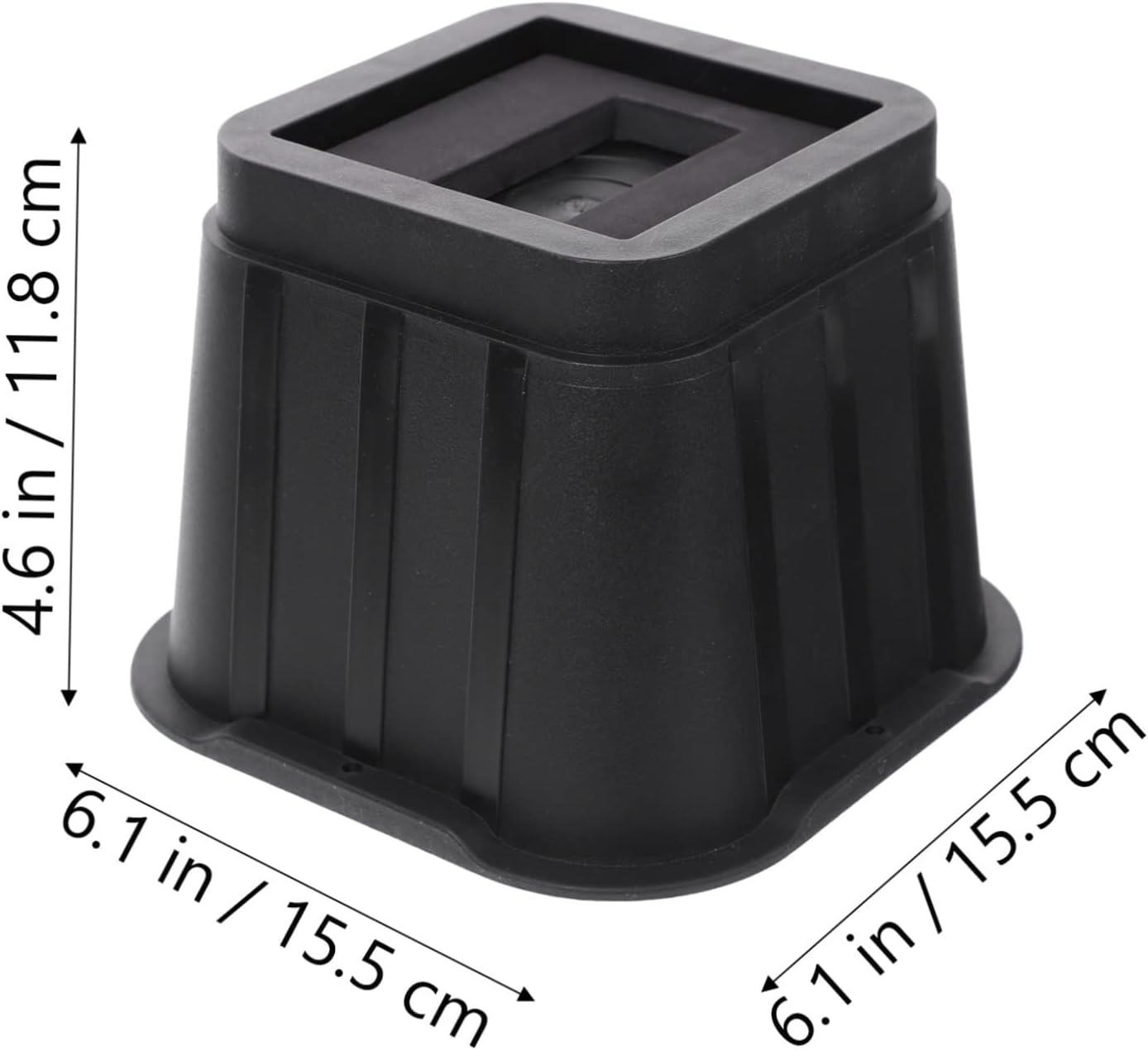 Cabilock 4sets Floor Chair Protectors of Nonslip Furniture Pads Bed Risers Feet for Furniture Easy to Use and Install