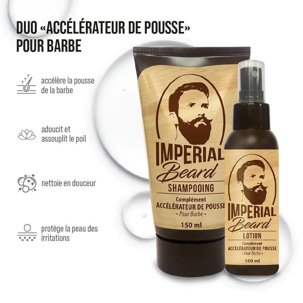 Imperial Beard Bartpflege-Komplettset, im Kulturbeutel, 9 Pflegeprodukte und 1 Kulturbeutel