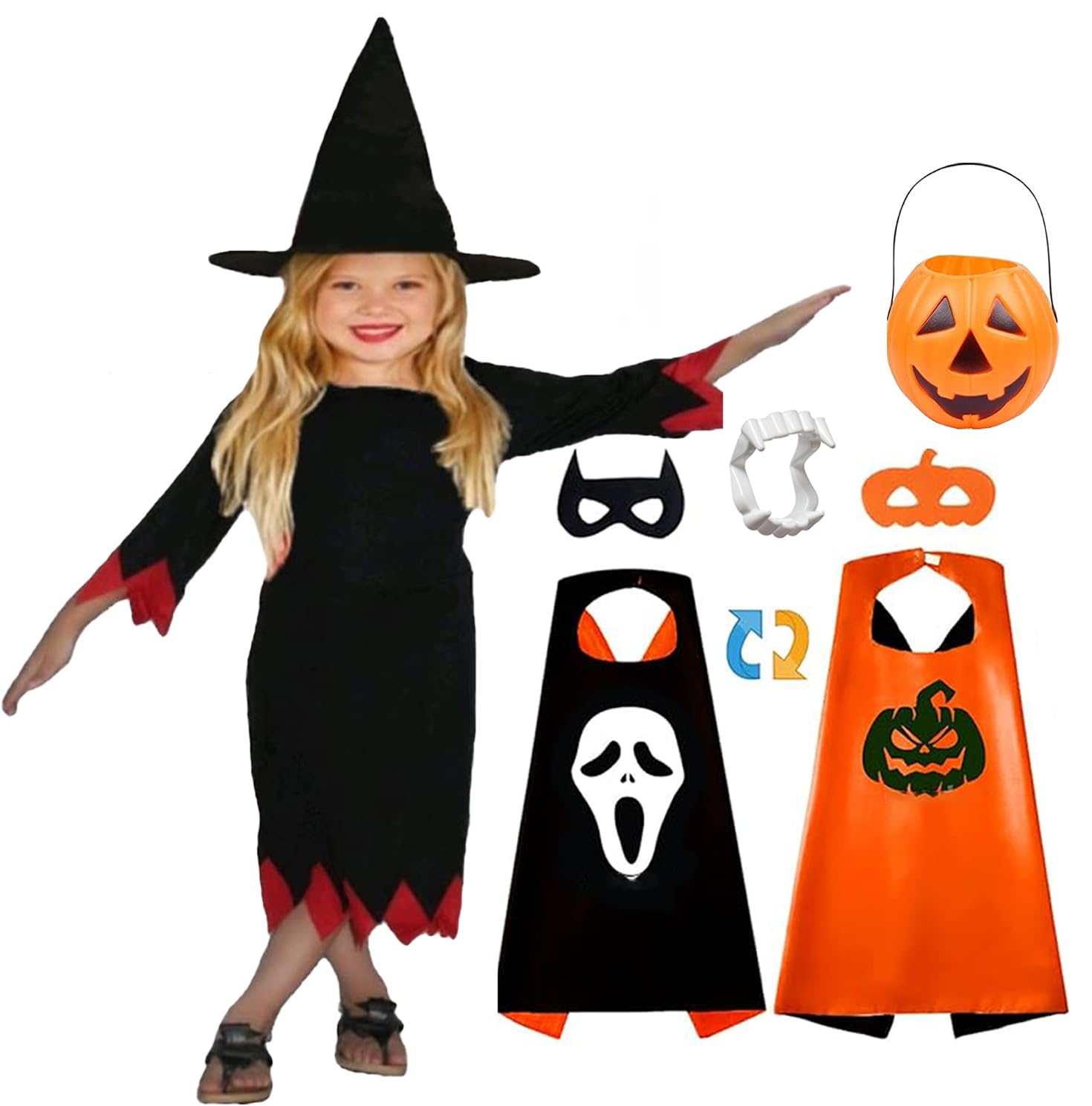 See full amazon price history chart for Halloween costumes for girls | Green witch|Red witch|kids robe|Vampire robe|Long Witch|Halloween dress for girls(Redwitch, cape, candy, teeth, hat, 2feltmask) Halloween costumes for girls | Green witch|Red witch|kids robe|Vampire robe|Long Witch|Halloween dress for girls(Redwitch, cape, candy, teeth, hat, 2feltmask) (B0CKLDK3BF) Amazon Price History, Amazon Price Tracker