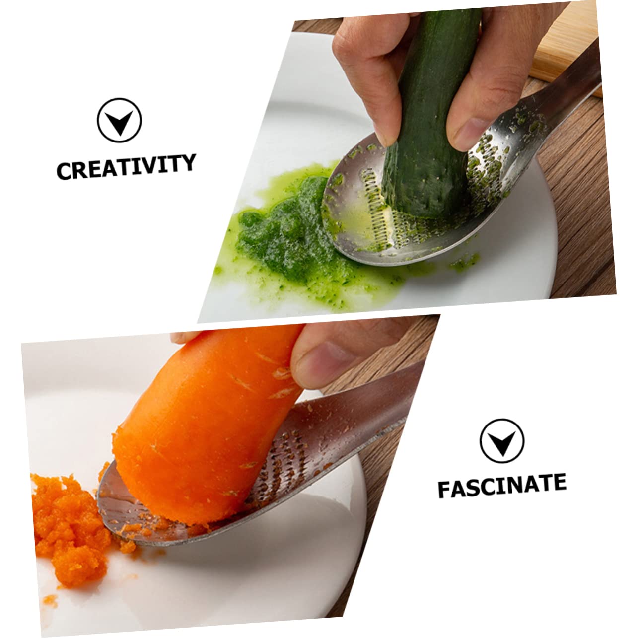 DECHOUS 6stücke Edelstahl Knoblauch Und Ingwerzerkleinerer Multifunktionale Reibe Für Gewürze Und Gemüse Einfach Zu Reinigen Lagern Für Küche