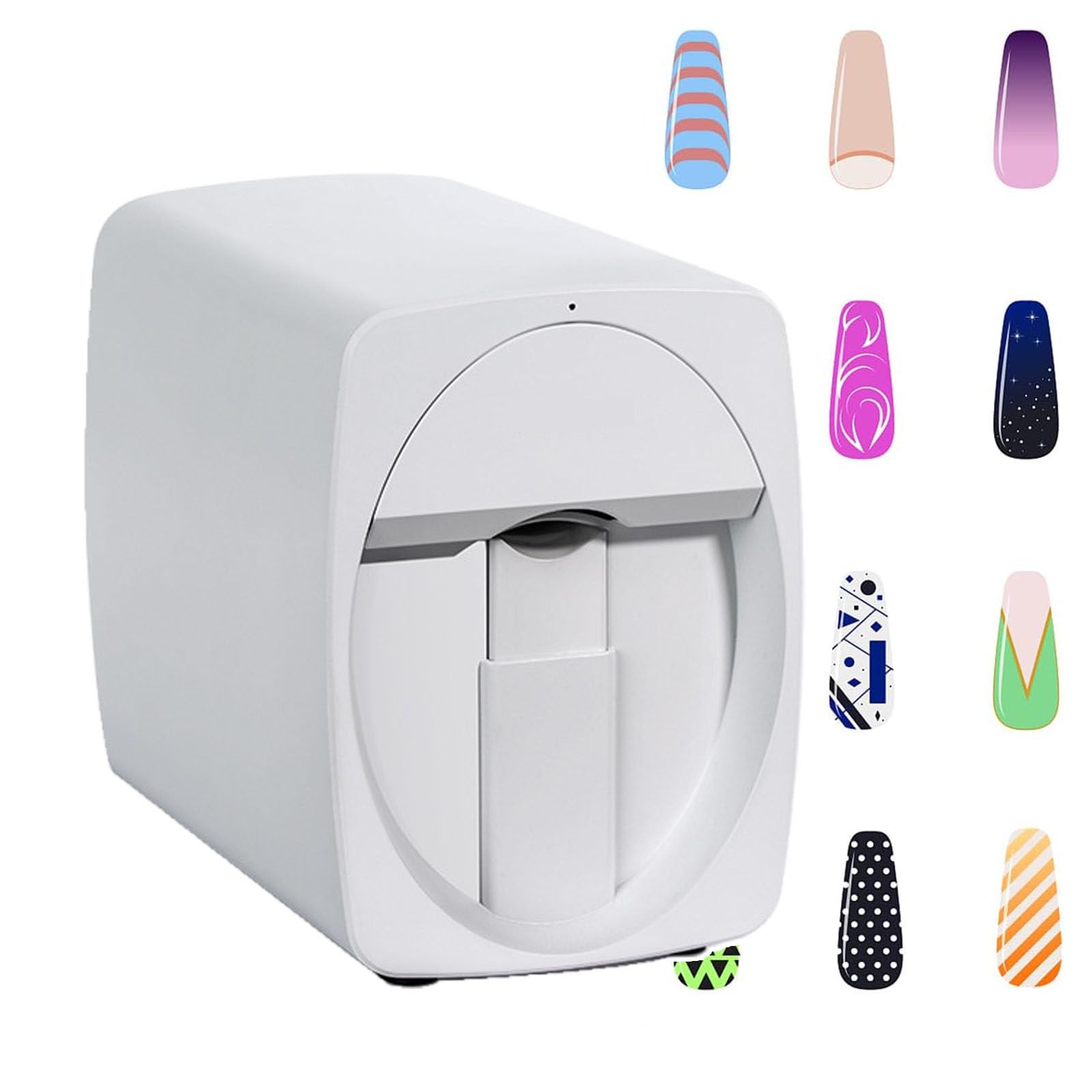 ddingsmafosee Portable Mobile Nail Painting Machine Home Nail Art Device with Set of Nail Tools Personalized DIY Be