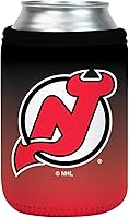 Vista 1 de Sok It CanSok NHL Hockey - Funda de neopreno aislada para cerveza y refrescos (New Jersey Devils, funda para lata de 12 onzas)