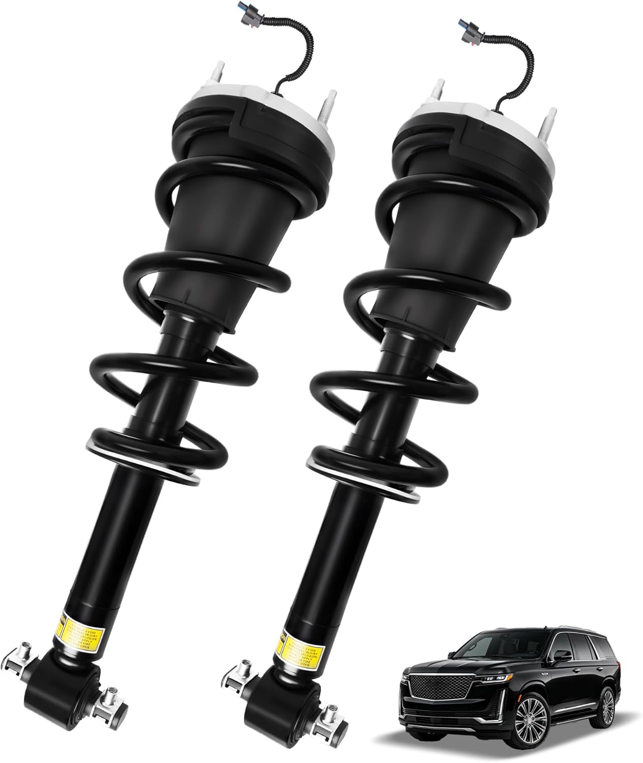 Pair Front Strut Assembly w/Magnetic Suspension Fit for Cadillac Escalade ESV, for Chevy Silverado 1500 Tahoe Suburban, for GMC Sierra 1500 Yukon XL 2021-2024 3.0L/5.3L/6.2L, 85640957, 84828331