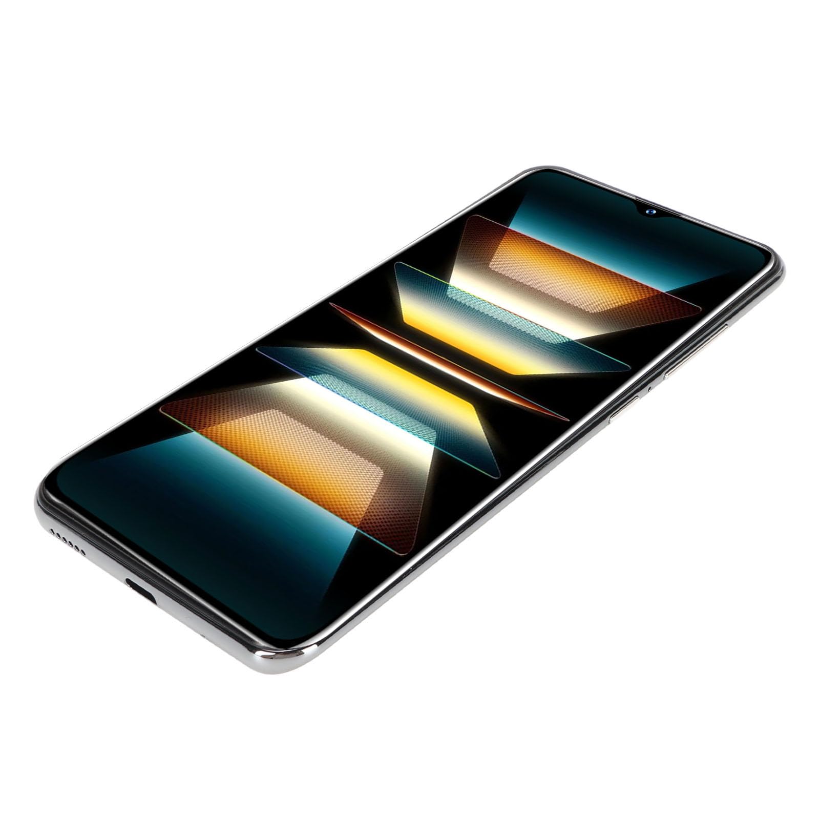 Telefon Komórkowy, 12 GB 256 GB 2,4G 5G WiFi Telefon Komórkowy 4G Sieć 32 MP 16 MP Ekran 6,54 Cala na Co dzień (Czarny)