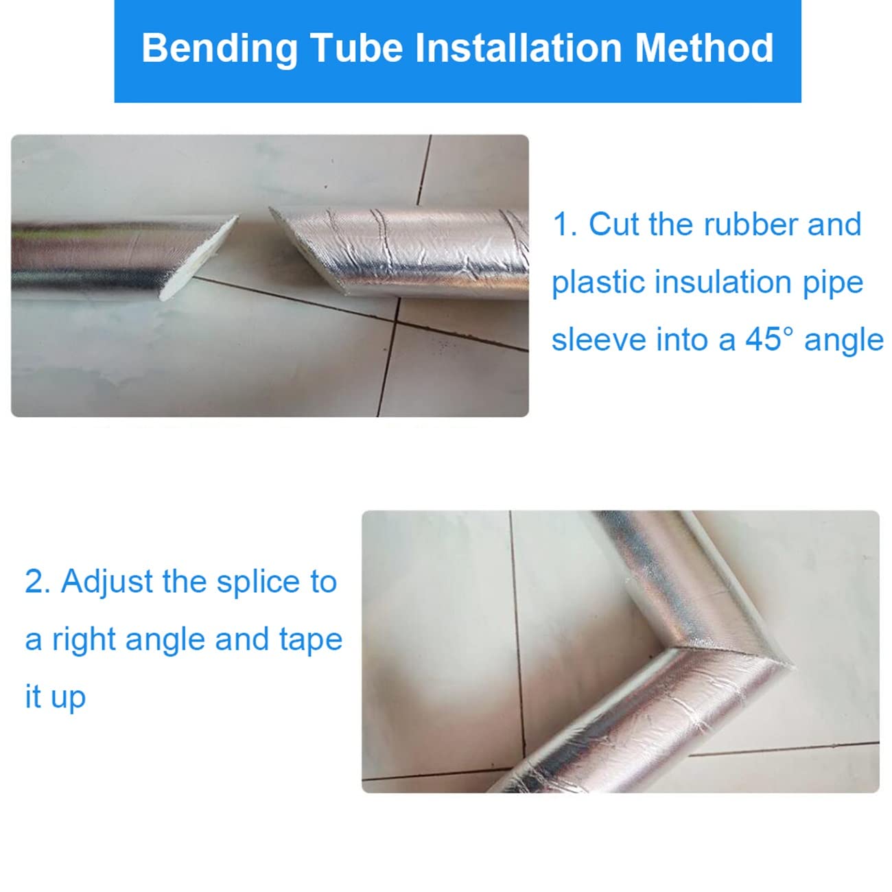Coquilla Aislante De Papel De Aluminio Autoadhesivo, Tubería De Aislamiento De Espuma, Buena Flexibilidad, Conservación De Calor, ID 22-219 Mm (Size : 133mmx30mm)