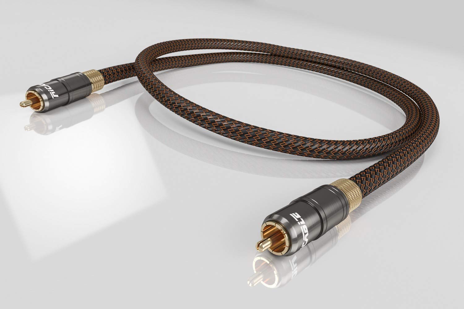 Ricable MC1 Magnus Coaxial 1m - RCA Câble Audio Numérique Coaxial 75 Ohm High-End