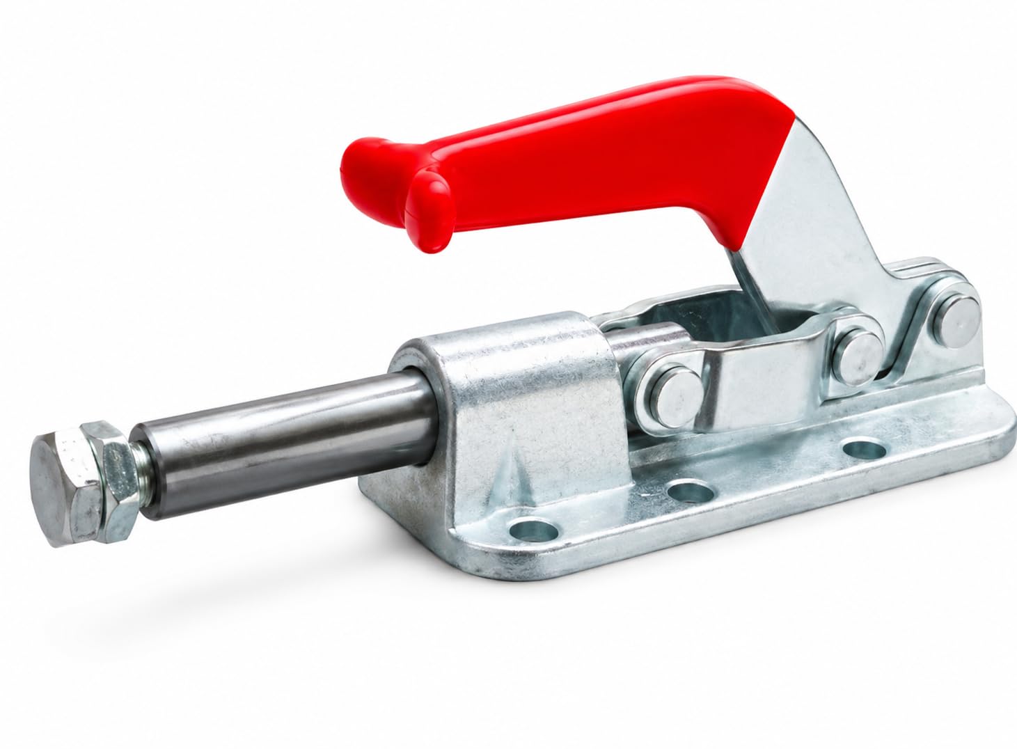 Kniehebelspanner GH-36330M, 1 Stück, Hub 50,8 mm | 1136 kg Haltekraft, Schubstangenspanner, Einstellbar, Schnellspanner