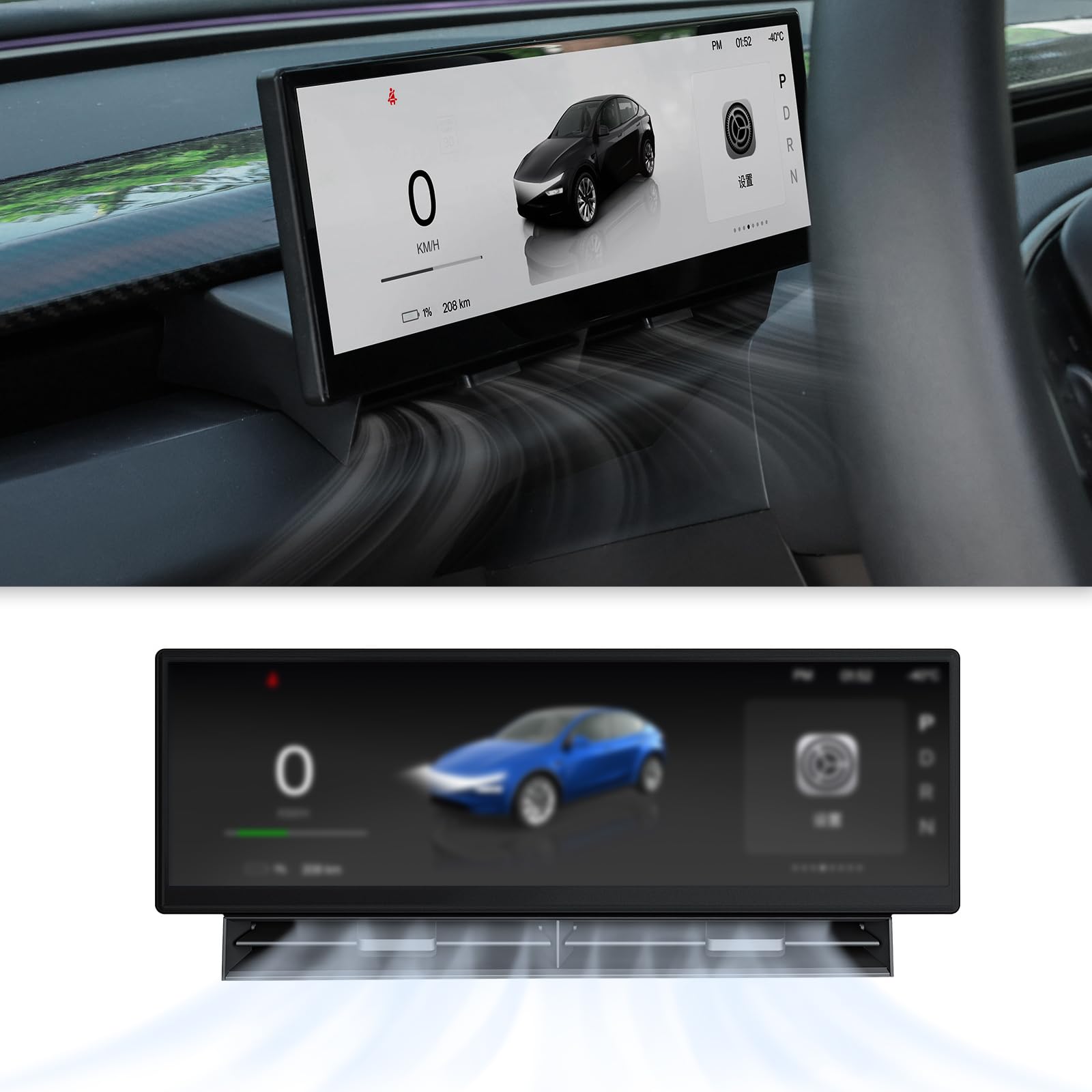 10.88 inch Head Up Display for Tesla Model 3 17-23&amp; Model Y 20-24
