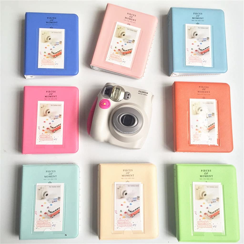 Álbum de Fotos, Bolsillos para álbum de Fotos, Mini Estuche para fotografías instantáneas, Almacenamiento para álbum de películas (Paquete de 3)