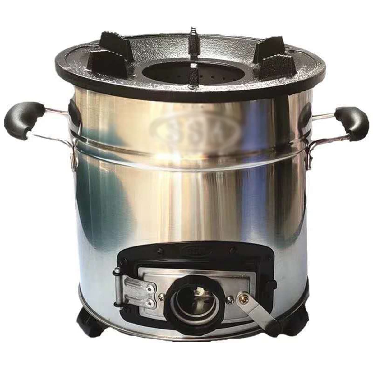 Poêle à biomasse solide portable pour cuisiner sans gaz et sans panne d'énergie