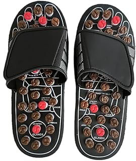 شبشب تدليك القدم اليدوي للعلاج بالإبر بعلم المنعكسات، لتخفيف التوتر، 38-39 EU