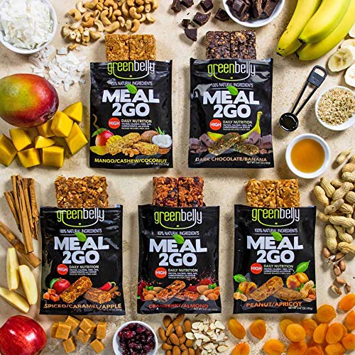 Greenbelly Backpacking Meals - Backpacking Food, Appalachian Trail Food Bars, Ultralight, Non-Cook, High-Calorie, Gluten-Free, Ready-To-Eat, All Natural Meal Bars (Cranberry Almond, 30 Meals) #TOP1