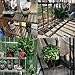 Chicken Wire Fence Mesh, Plastic Hexagonal Fencing for Gardening with Zip Ties, 15.7IN x 10FT Black Poultry Fencing,Garden Netting, Chicken Wire Frame for Crafts, Floral Netting