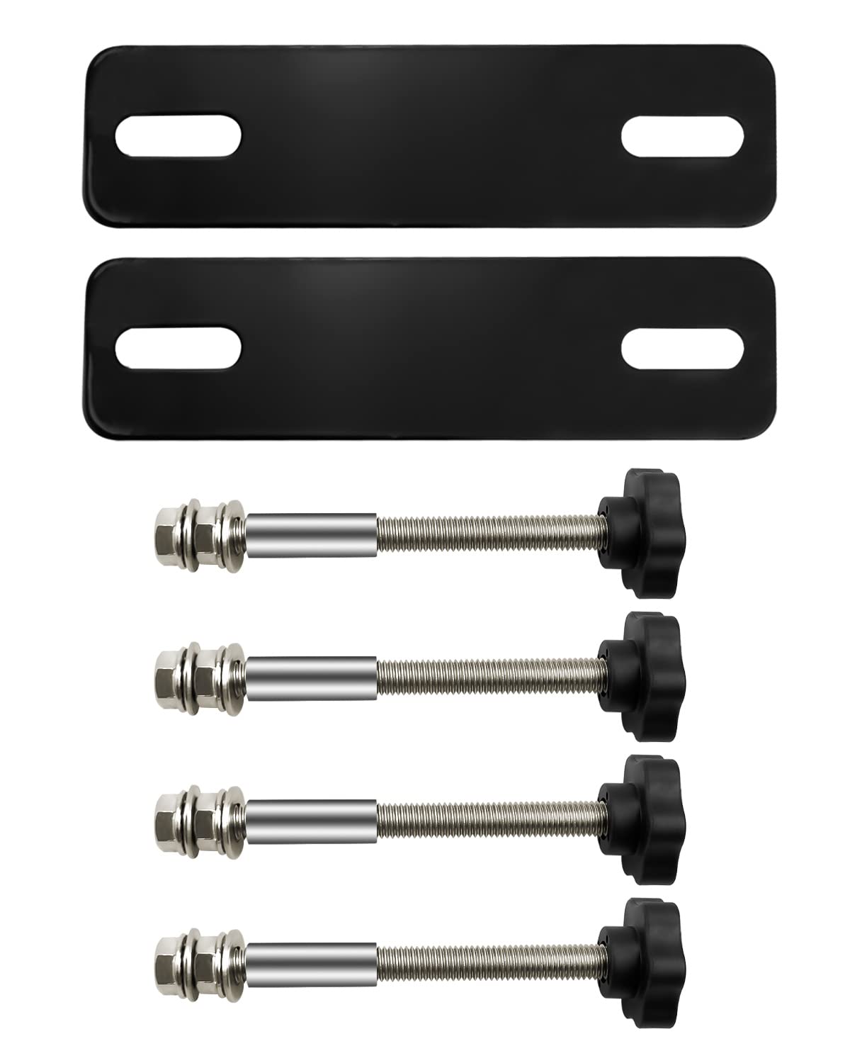 Photo 1 of Mounting Pin Kits for Traction Boards Adjustable Support Brackets Fit for All Recovery Tracks 4.72"-6.69" (12-17cm) Hole Spacing