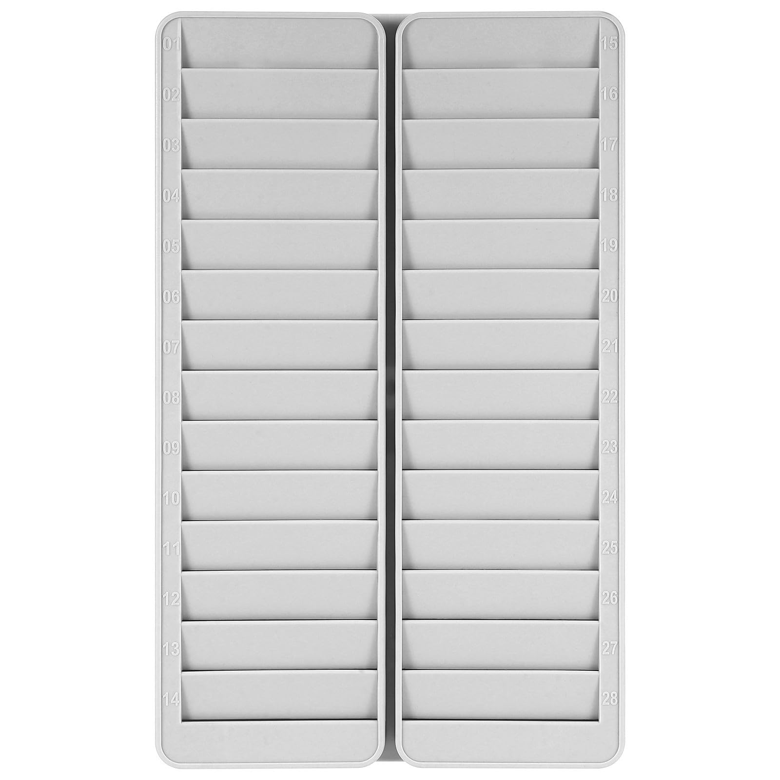 Organizador para tarjetas de plástico resistente para optimizar almacenes