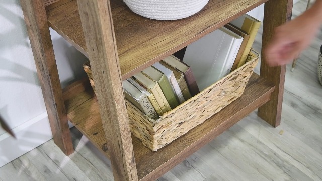 Amazon.com: Sauder Trestle 5-Shelf Bookcase/ Book Shelf, Vintage