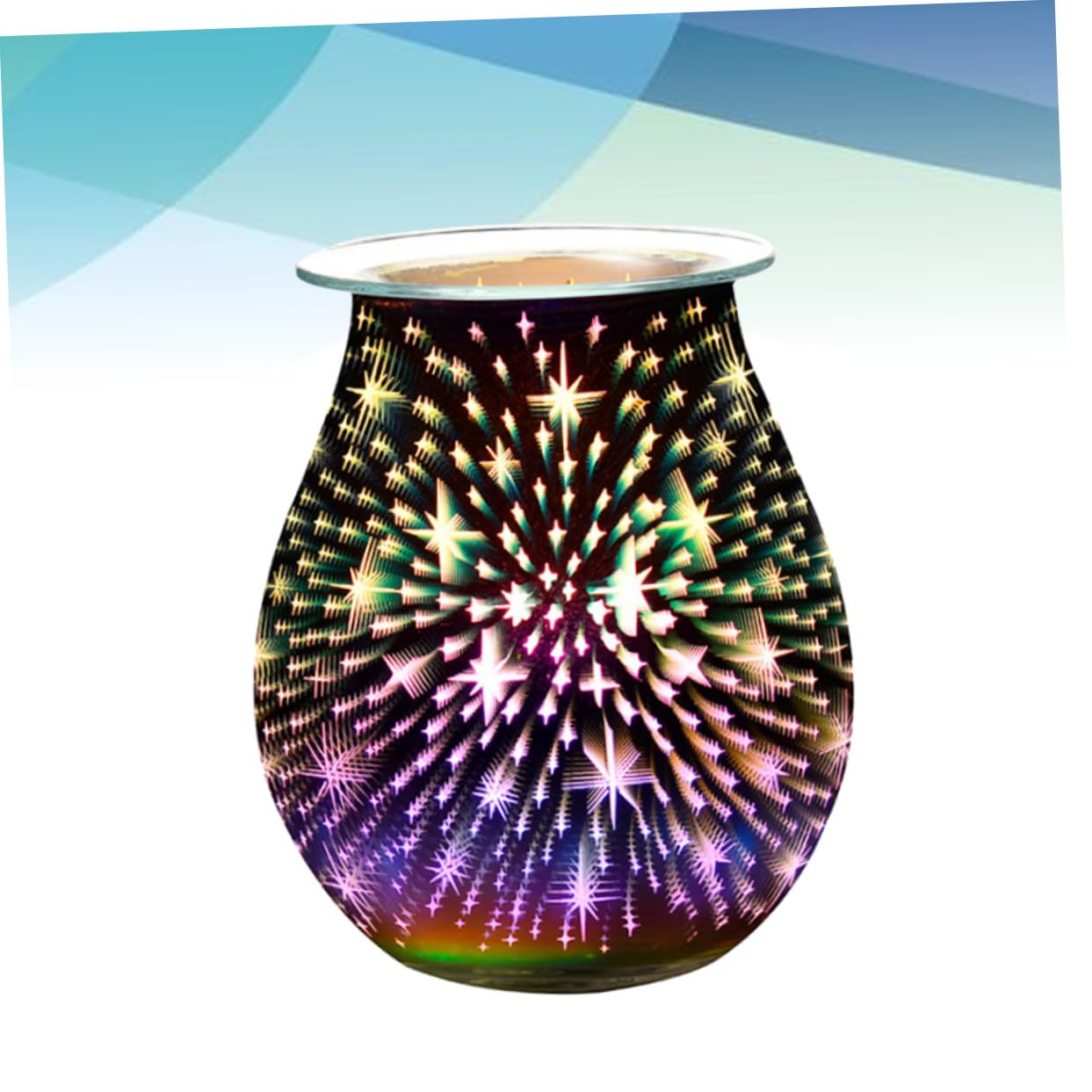 Verre Lampe à Parfum 3D Ac220v pour Bougies Parfumées