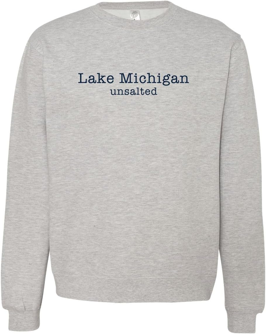 Lake Michigan Unsalted Modern Fit Unisex Crewneck Sweatshirt