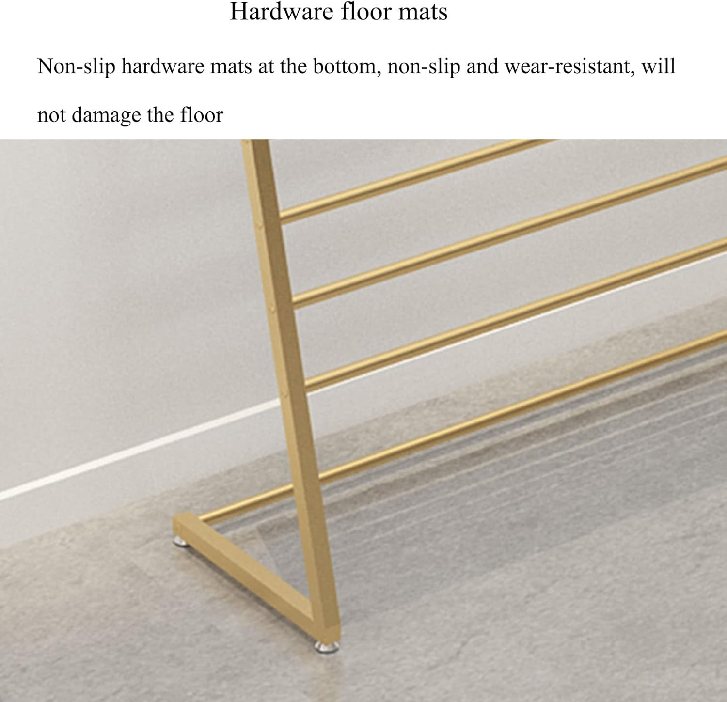 Retail Store Metal Scarf Stand, Modern Light Luxury Silk Scarf Shawl Blanket Display Rack, Floor -Standing Sheets Belt Suit Pants Hanging Rack Hand Towel Rack, Accessory Organizer Rack