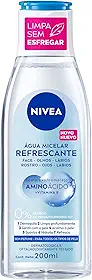 NIVEA Água Micelar Solução de Limpeza 7 em 1 Refrescante 200ml, Demaquila, Limpa Profundamente, Purifica, Hidrata, Cuidado Facial