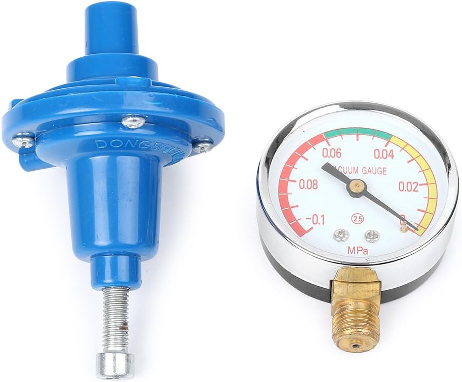 Newsmarts Vacuum Regulator & Gauge Tee Adapter for Cow Goat Milker Machine