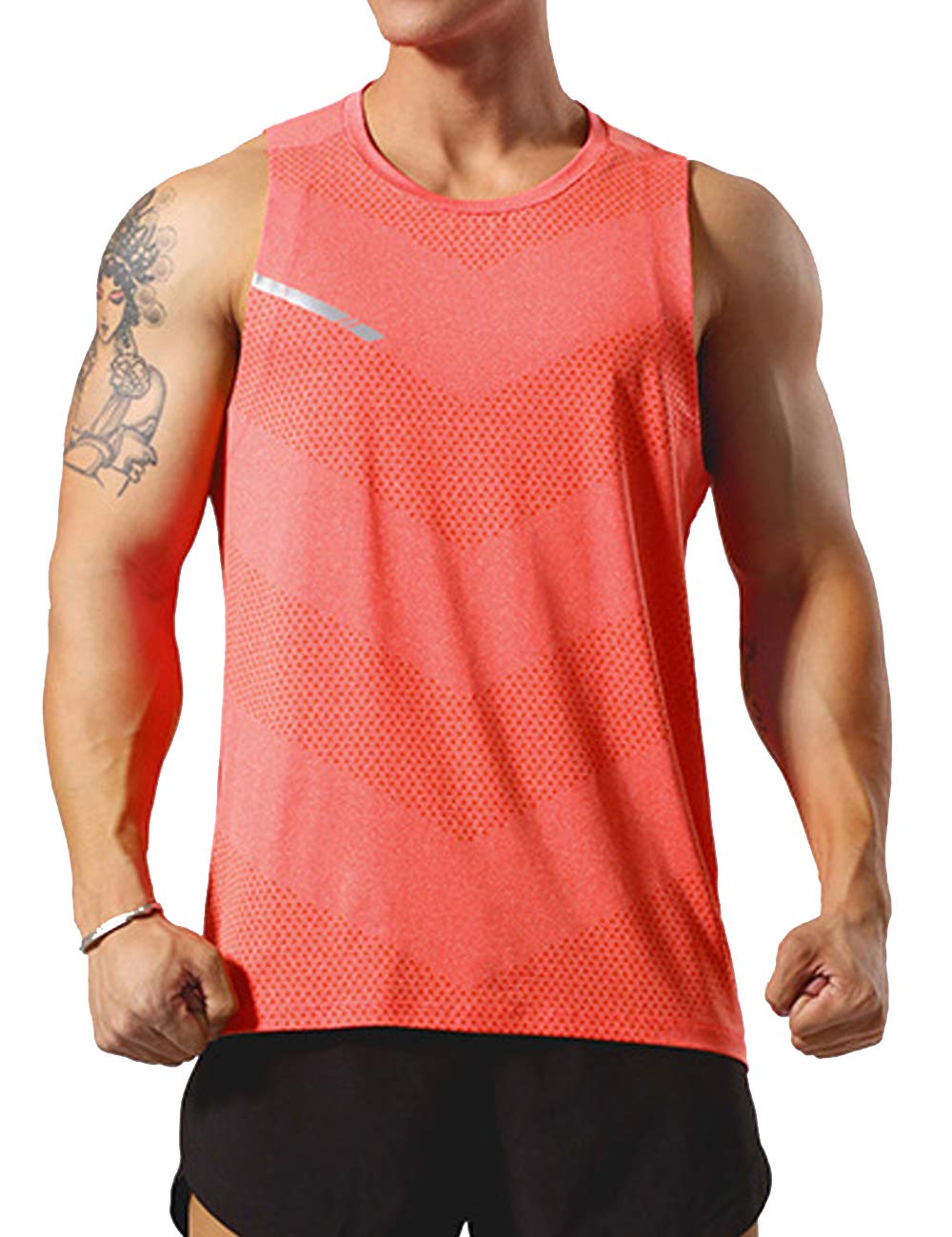 GYMAPE Hombre Atlético Entrenamiento Camisetas sin Mangas Sin Mangas Musculación Camisetas para Correr Entrenamiento Secado rápido Gimnasio Ropa Deportiva