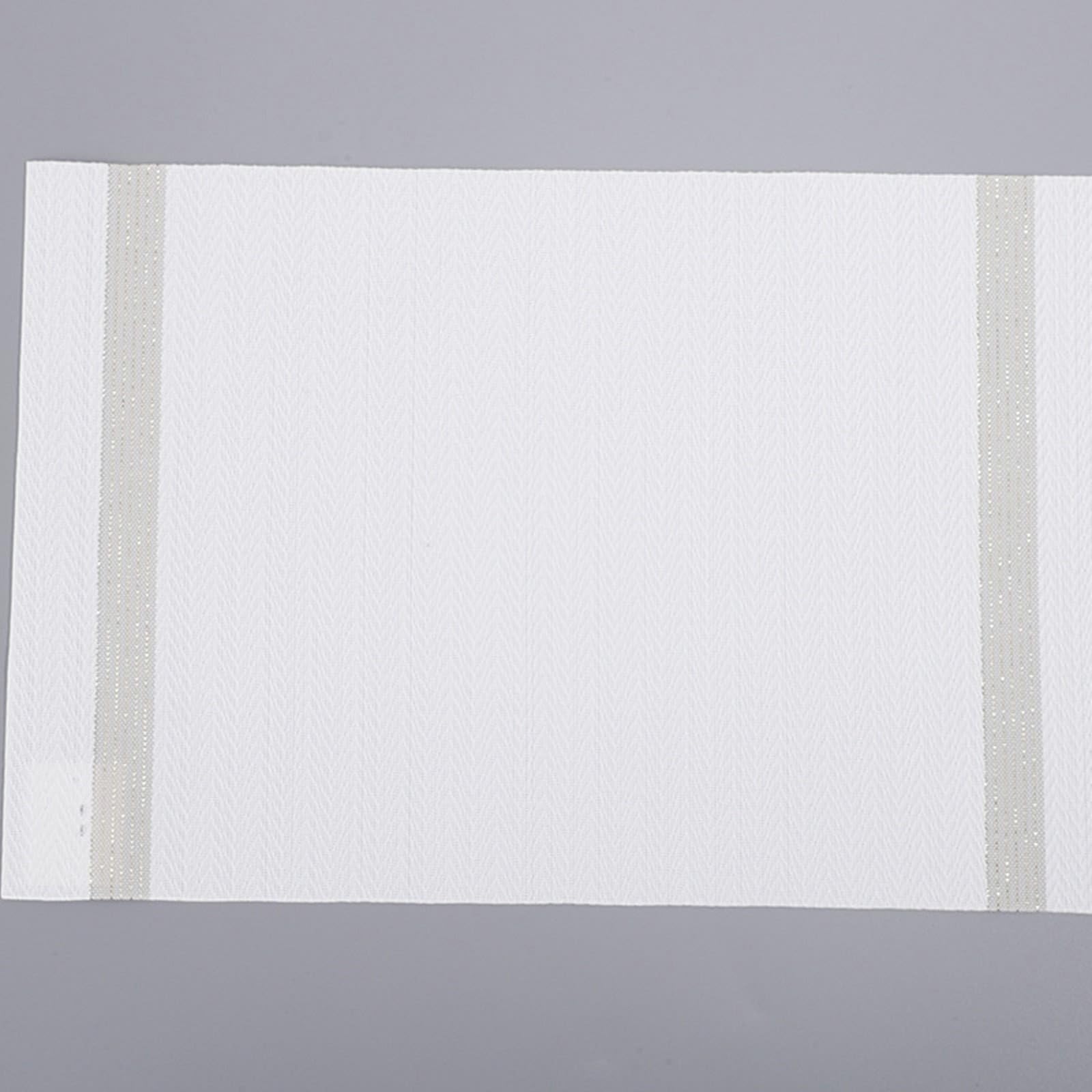 Set de table rectangulaire blanc lavable pour protéger et décorer sans effort
