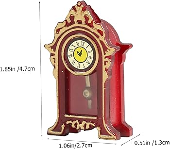 Amazon.co.jp: ADOCARN 2個 ミニチュアホールクロック レトロな振り子