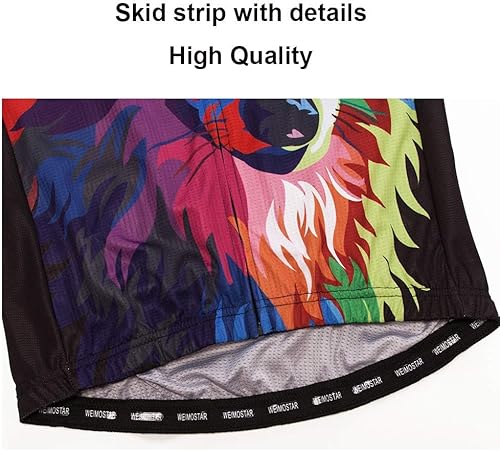 Miniatura 6 de Ciclismo Jersey Hombres Conjunto Manga Corta Bicicleta de Carretera Acolchado Secado Rápido Ciclismo Ropa Traje Bicicletas Verano