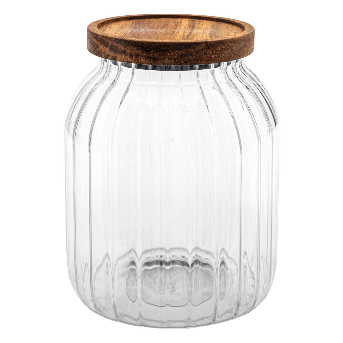 5five - bocal harmony 2l en verre et acacia