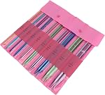10 Inch Single Pointed Straight Knitting Needles Set, Aluminum Ultra Light Colored Various Sizes Available for DIY Sweater Knitting Projects