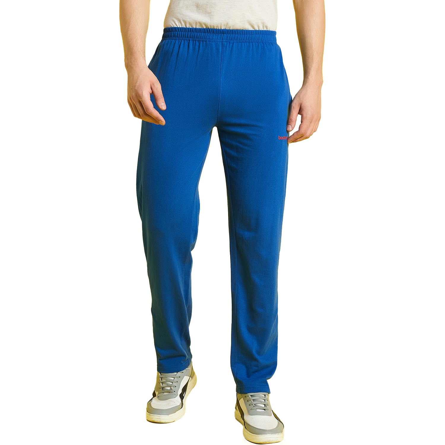 bearbrother Men's Regular Fit Solid Trackpants-picture-4