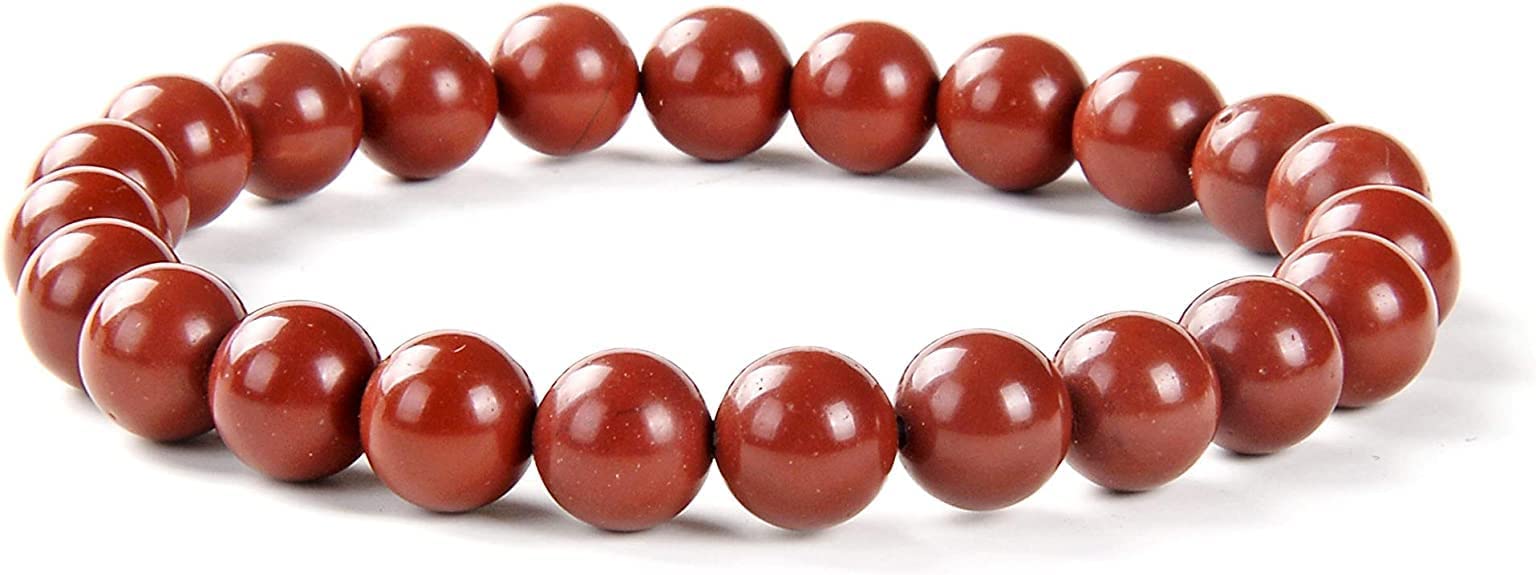 NEVINE Bracelet for Root Chakra: Muladhara: RED JASPER Bracelet, Healing Reiki Crystal Bracelet, Gemstone Bracelet, Beaded Bracelet for Men & Women,Color Red, Bead Size 8 mm | With Certificate (B0BZHMQ4JN) Amazon Price History, Amazon Price Tracker