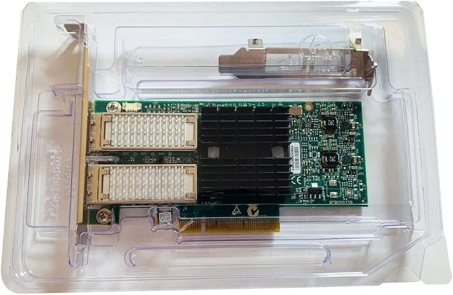 2枚Mellanox CX354A-FCBT ConnectX-3 40GbE Amazon | Mellanox ConnectX-3 CX354A デュアル 40GbE QSFP - MCX354A