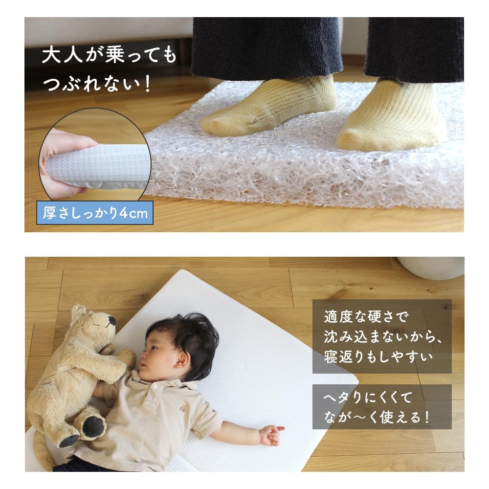 Amazon.co.jp: 【いつくし公式】呼吸を守るマットレス ここねん izxi