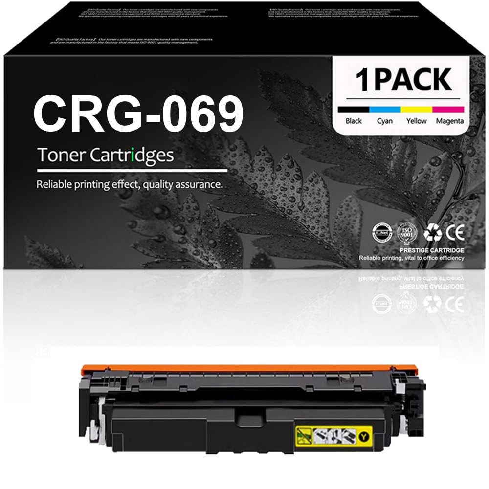 Kompatybilny zamiennik kasety z tonerem do CANON CRG-069 do użytku z drukarkami CANON LBP673CDN LBP673CDW LBP674CX MF752CDW MF756CX MF750 zestaw żółty-1