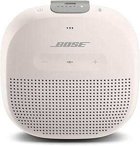 Bose SoundLink Micro Bluetooth Speaker: Small Waterproof Portable Speaker with Microphone, Cloud White