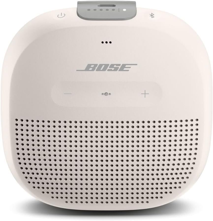 SoundLink Micro Bluetooth Speaker: Small Portable Waterproof Speaker with Microphone, White
