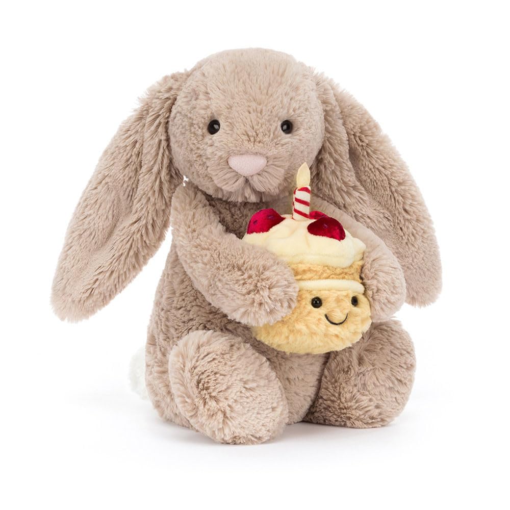 Jellycat Coniglietto beige timido "Compleanno"