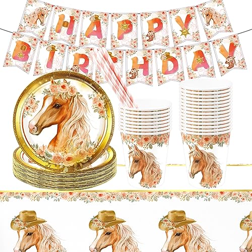 Kit De Regalo Temático Caballos Para Fiestas Infantiles - Incluye Figuras, Pegatinas Y Marcapáginas