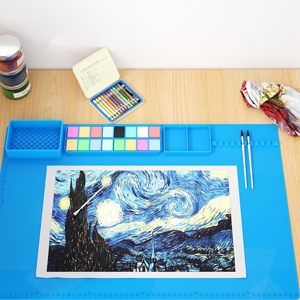 Sous-main de bureau pour enfants, bricolage, graffiti, art, sous-main de peinture, sous-main de bureau, rose
