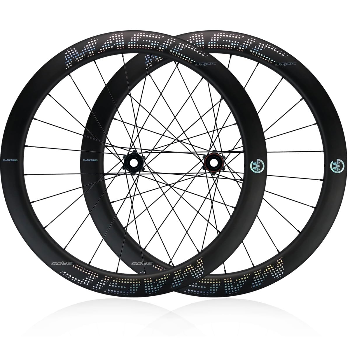 700C zestaw kół do roweru szosowego 50 mm ultralekkie koła z włókna węglowego sześć gwoździ centralny zamek hamulec tarczowy 100/142 mm 24-otworowa oś cylindryczna szybkie zwalnianie dla 9-12