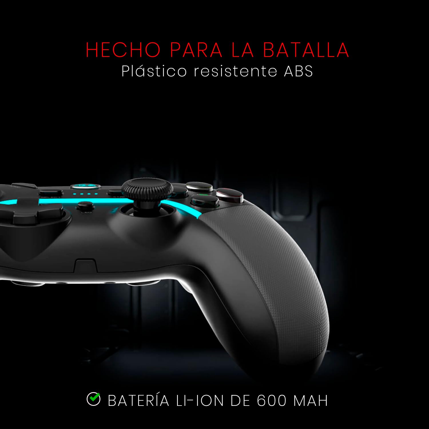 Redragon Gamepad Harrow Pro Wireless G808-PRO Black Multiplataforma (Play Station 3, PC, Android), inalámbrico, RGB